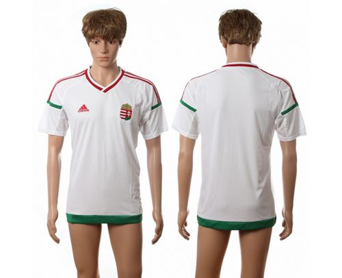 Hungary Blank Away Soccer Country Jersey - Click Image to Close